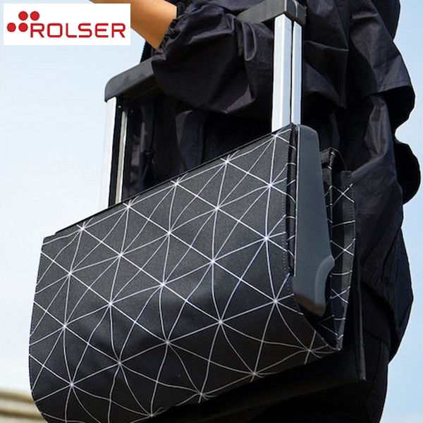 Rolser 折りたたみ ショッピングカート プレガマティック スター ブラック 40L RS-103PL 大容量 コンパクト 静音 軽い 段差もなめらか ス