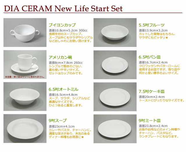 強化磁器 ダイヤセラム新生活食器8点セット 白 ホワイト 丈夫 一人暮らし 食器セット おしゃれ 白い食器 国産 Stockヤの通販はau Pay マーケット Homecoming陶器のふる里 Au Pay マーケット店