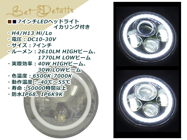 Led 7インチ 丸型 ファイバー イカリング ヘッドライト エンジェルリング デイライト ハイゼット 旧車他 ガラスレンズ 1個の通販はau Pay マーケット ユーズショップ Led 7インチ 丸型 ファイバー イカリング ヘッドライト エンジェルリング デイライト ハイゼット 旧車他 ガラスレンズ 1個の通販はau Pay マーケット ユーズショップ
