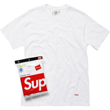 正規品 シュプリーム Supreme Hanes ヘインズ 半袖 ボックスロゴ Tシャツ 3枚パック ブラック ホワイト メンズ レディース 本物[衣類] ユ00572 正規品 シュプリーム Supreme Hanes ヘインズ 半袖 ボックスロゴ T