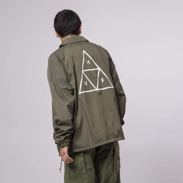 ハフ コーチジャケット HUF アウター ESSENTIALS TT COACHES JACKET