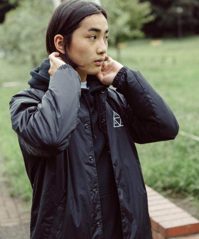 ハフ コーチジャケット HUF アウター ESSENTIALS TT COACHES JACKET