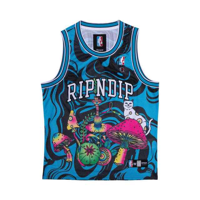 リップンディップ RIPNDIP バスケットボール ジャージ Psychedelic