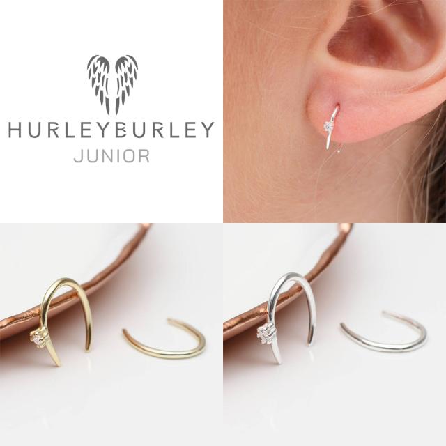 【送関込・国内発送】HURLEY BURLEY★ ミニマルフックピアス HURLEY BURLEY ハーレーバーリー ピアス 2個セット MINIMAL HOOK