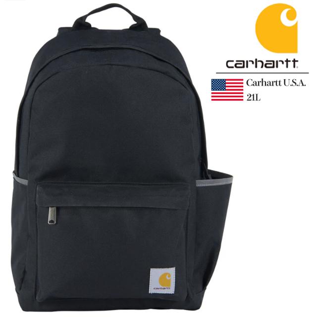 カーハート リュック carhartt 21L Classic Backpack B0000553 バッグ バックパック ブラック スケート ストリート 正規品 鞄 通勤 通学 メンズ レディース [衣類] ユ00572