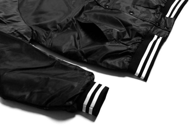 リブフィット LIVE FIT スタジャン VARSITY BOMBER ウィンドブレーカー ブラック ジャケット トップス メンズ 筋トレ ジム ウエア フィットネス スポーツ トレーニング 正規品[衣類]_3