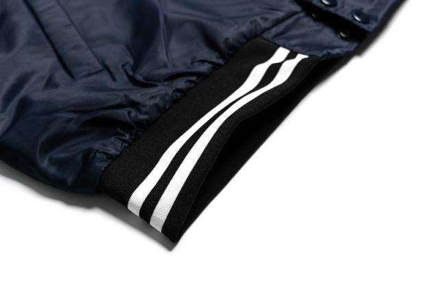 リブフィット LIVE FIT スタジャン VARSITY BOMBER ウィンドブレーカー ブラック ジャケット トップス メンズ 筋トレ ジム ウエア フィットネス スポーツ トレーニング 正規品[衣類]_4
