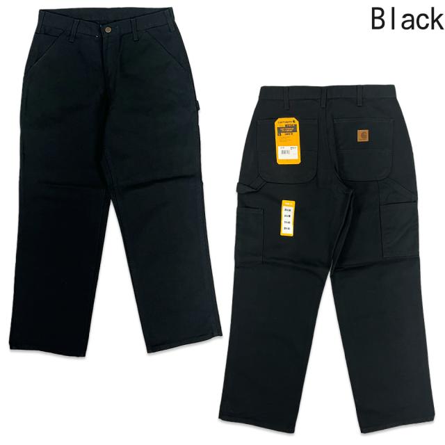 カーハート ペインターパンツ Carhartt B11 BN0011-M ワークパンツ ブラック ブラウン ロゴ ワークウェア USサイズ Loose Fit 作業着 メンズ レディース 正規品[衣類] ユ00555_1