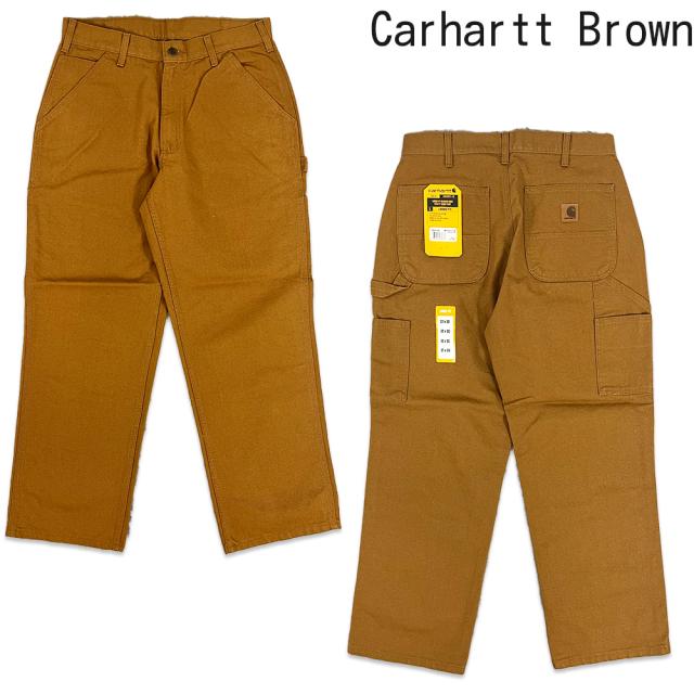 カーハート ペインターパンツ Carhartt B11 BN0011-M ワークパンツ ブラック ブラウン ロゴ ワークウェア USサイズ Loose Fit 作業着 メンズ レディース 正規品[衣類] ユ00555_2