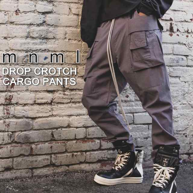 mnml ミニマル カーゴパンツ DROP CROTCH CARGO PANTS