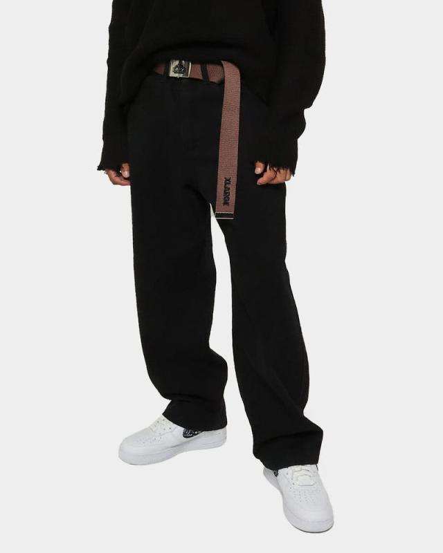 XLARGE エクストララージ 91ウェブ ベルト 黒 XLARGE エクストララージ 91ウェブ ベルト 黒 (X-Large/ベルト