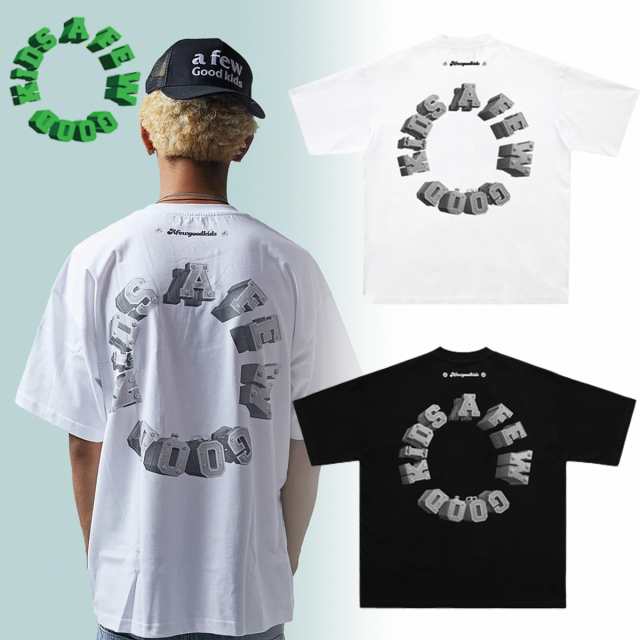正規品 A FEW GOOD KIDS アフューグッドキッズ AFGK オーバーサイズ  Tシャツ 半袖 サークル LOGO アメリカン 話題 人気 ストリート ユニセックス ドンケア DONCARE [衣類]