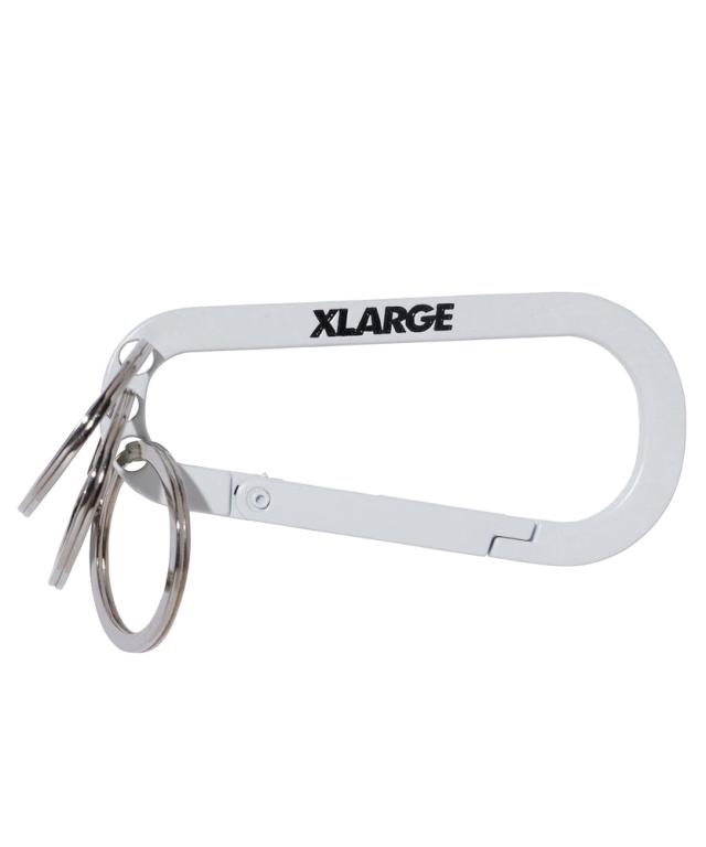 XLARGE カラビナ トエクストララージ STANDARD LOGO KEYRING CARABINER