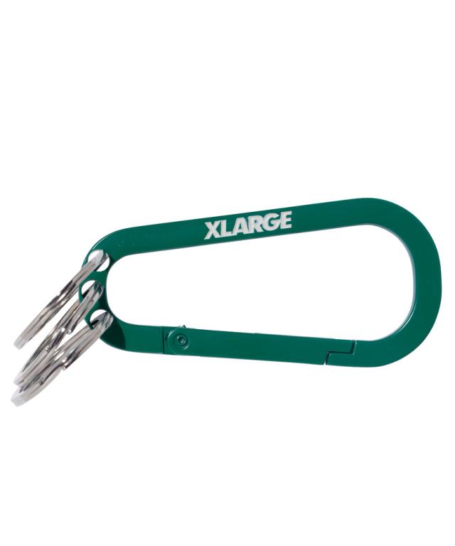 XLARGE カラビナ トエクストララージ STANDARD LOGO KEYRING CARABINER