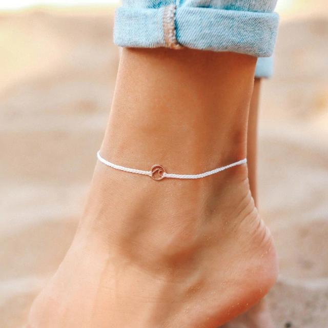 Puravida プラヴィダ アンクレット Mini Wave Charm Anklet メンズ レディース ユニセックス ロンハーマン アクセサリー の通販はau Pay マーケット S S Shop
