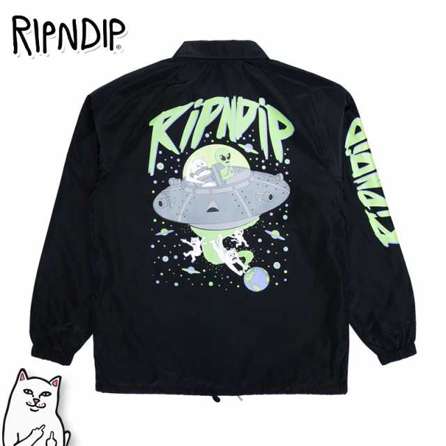 リップンディップ コーチジャケット RIPNDIP Abduction Coaches Jacket