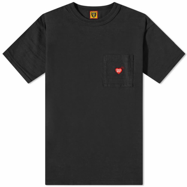 HUMAN MADE ハートボタン ポケット Tシャツ HM23CS023 - www