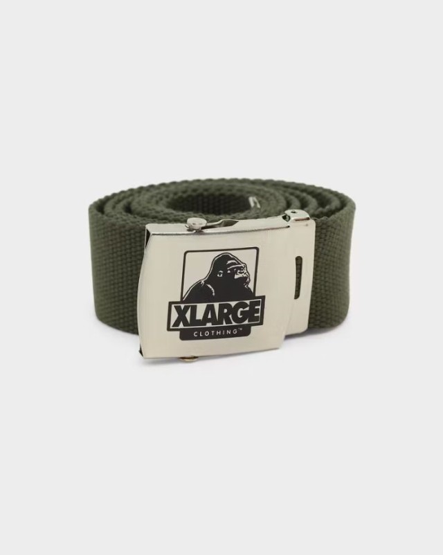 XLARGE ガチャベルト エクストララージ 91 Web Belt ブラック オリーブ