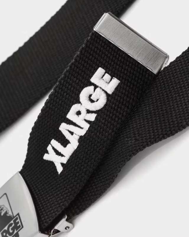 XLARGE ガチャベルト エクストララージ 91 Web Belt ブラック オリーブ ウェブベルト アクセサリー ロゴ ストリート メンズ  レディース ｜au PAY マーケット