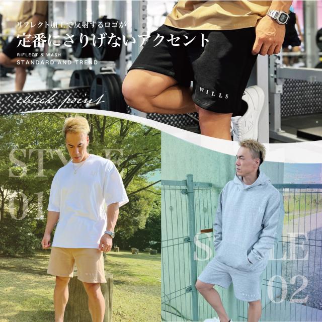 ショートパンツ WOOL INSERT SHORTS ショートパンツ メンズ スウェットショーツ ジム スポーツウエア