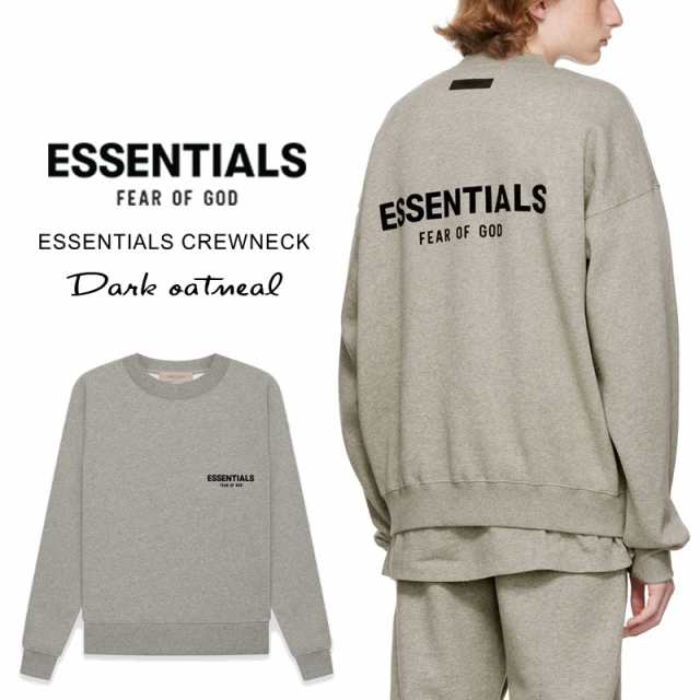 エッセンシャルズ スウェット トレーナー クルーネック メンズ レディース オーバーサイズ CREWNECK バックプリント FOG  ESSENTIALS フ｜au PAY マーケット