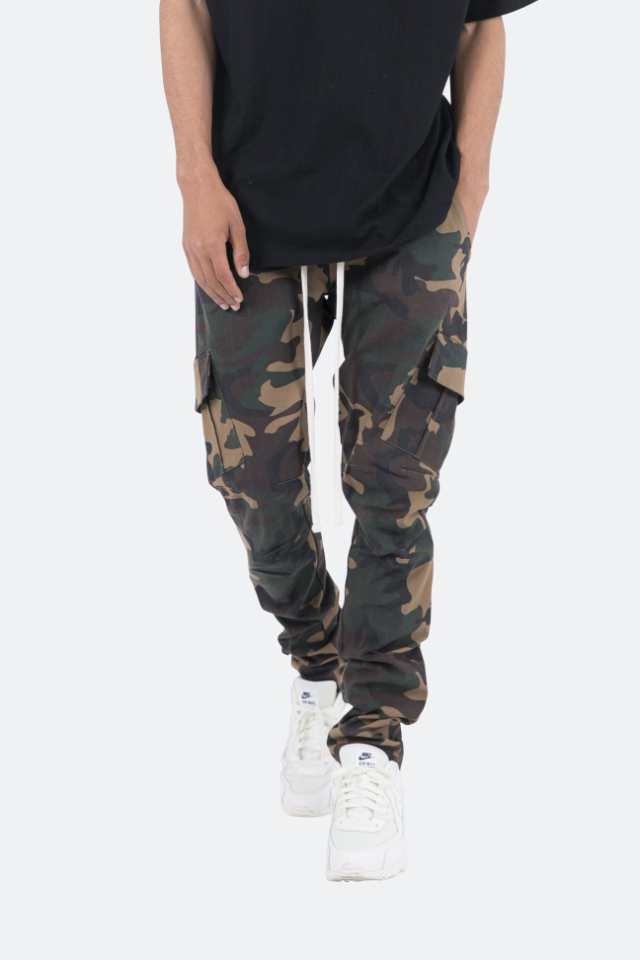 mnml cargo drawcord pants tiger camo s - ワークパンツ/カーゴパンツ