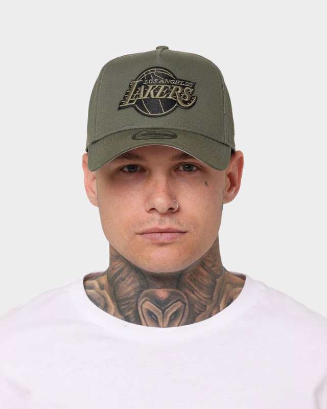 ニューエラ キャップ NEW ERA 帽子 Olive/Black Snapback 限定カラー 9FORTY A-Frame オリーブブラック  5種類 LA NY ブルズ メンズ ユニ｜au PAY マーケット