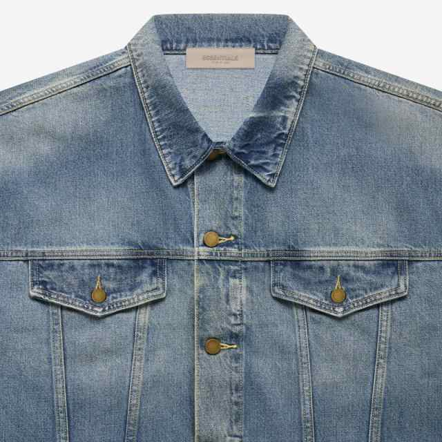 FEAR OF GOD フィアオブゴッド Selvedge Denim Long Trucker Jacket セルビッジデニムロングトラッカージャケット インディゴブルー