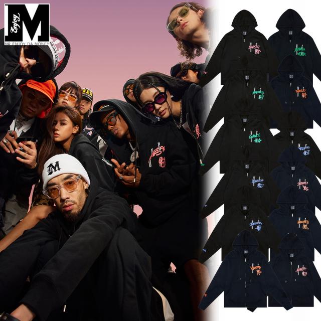 MEDM ミスターエンジョイダマネー 12星座シリーズ ジップ パーカー スウェット トレーナー ナショナルタイド ロゴ カジュアル フード付き セーター メンズ レディース ユニセックス[衣類] ユ00572の通販は 8,950円