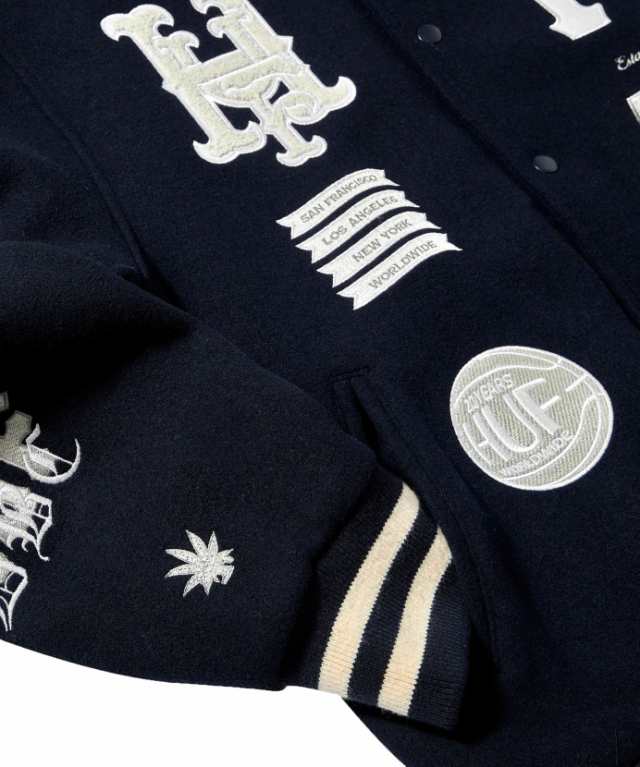 ハフ スタジャン HUF ジャケット 20 YEAR CLASSIC H VARSITY JACKET