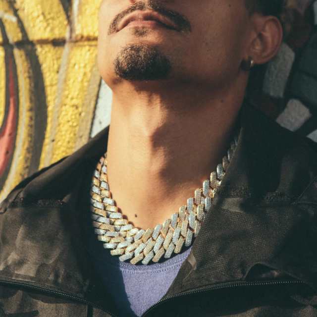 KING ICE キングアイス★ ICED MIAMI CUBAN チェーン 15mm KING ICE 15mm ICED MIAMI-CUBAN CHAIN