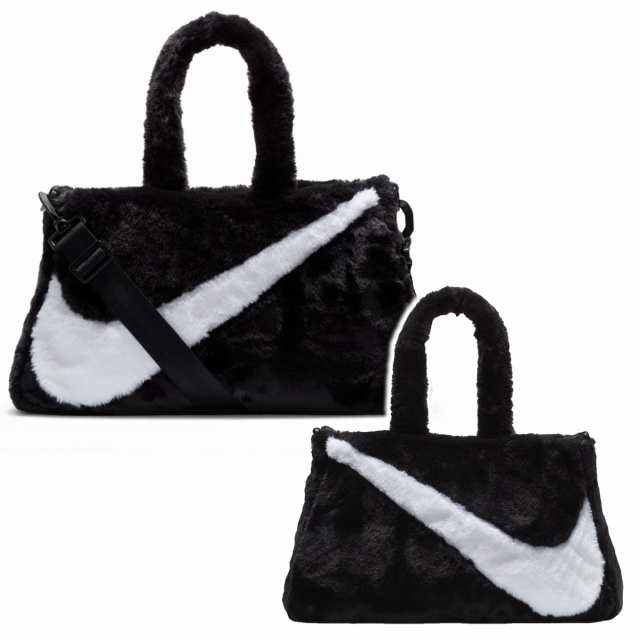 ナイキ フェイク ファー トートバッグ NIKE FAUX FUR TOTE BAG ビッグスウォッシュ ロゴ 正規品 数量限定 ナイキ フェイク  ファー トート｜au PAY マーケット