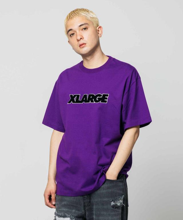 XLARGE Tシャツ エクストララージ CHENILLE STANDARD LOGO S/S