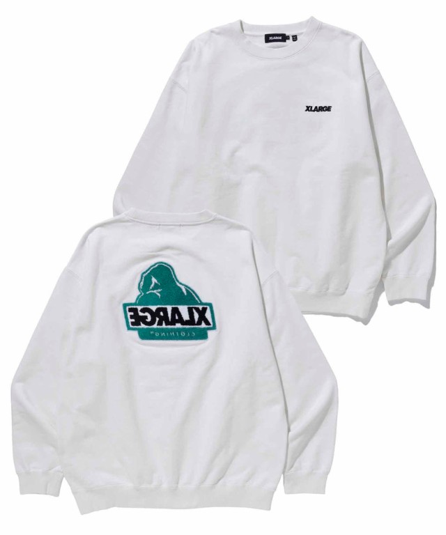 XLARGE スウェット エクストララージ TWO TONE BACKSIDE OG CREWNECK SWEAT 長袖 トレーナー ロゴ トップス  ストリート メンズ ユニセッ｜au PAY マーケット