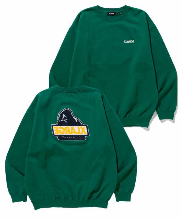 XLARGE スウェット エクストララージ TWO TONE BACKSIDE OG CREWNECK SWEAT 長袖 トレーナー ロゴ トップス  ストリート メンズ ユニセッ｜au PAY マーケット