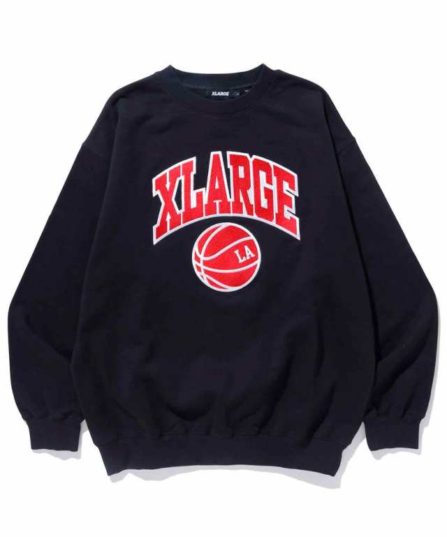 XLARGE スウェット エクストララージ COLLEGE LOGO CREWNECK SWEAT