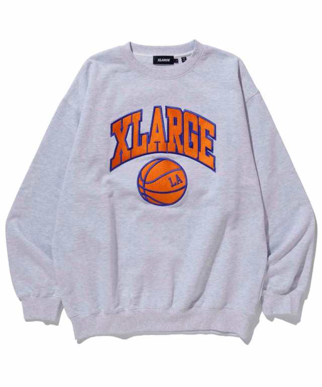 XLARGE スウェット エクストララージ COLLEGE LOGO CREWNECK SWEAT