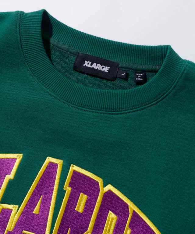 XLARGE スウェット エクストララージ COLLEGE LOGO CREWNECK SWEAT