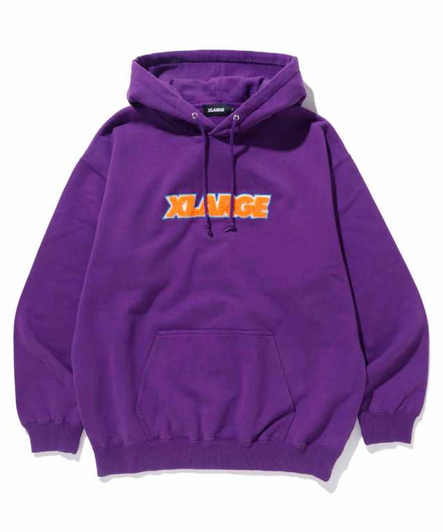 XLARGE パーカー エクストララージ TWO TONE STANDARD LOGO PULLOVER