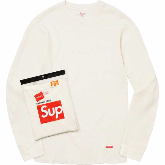 SUPREME Hanes サーマルロンT - Tシャツ