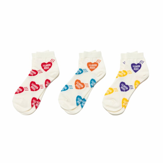 HUMAN MADE 靴下 ヒューマンメイド HEART SHORT SOCKS くるぶし