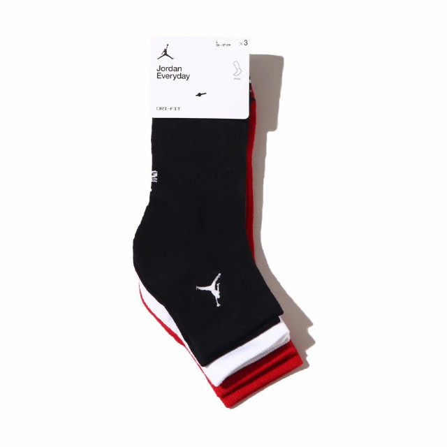 ジョーダン 靴下 3足セット JORDAN ED CUSH POLY アンクル