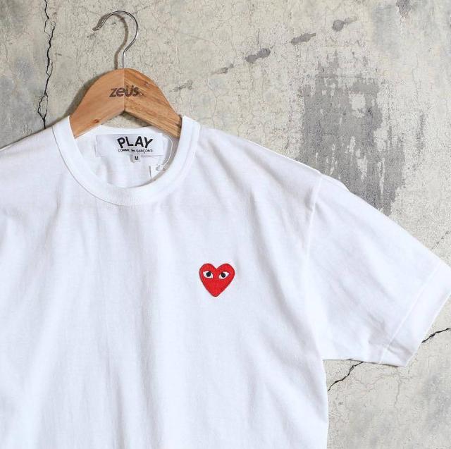 コムデギャルソン Tシャツ 半袖 レディース COMME des GARCONS ハートロゴ カットソー プレイ 正規品 [衣類]_3