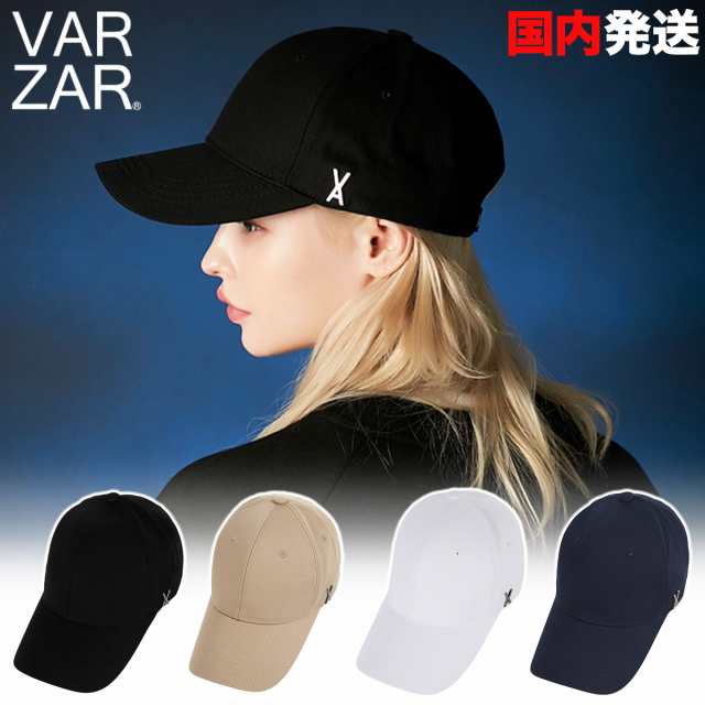 バザール キャップ VARZAR Stud logo over fit ball cap ロゴ 帽子