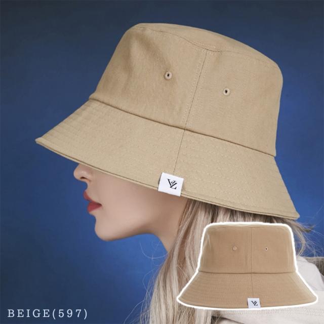 ★韓国の人気★【New era】★Woven Label Washing Bucket Ha.t★ バザール バケットハット VARZAR Herringbone label bucket hat