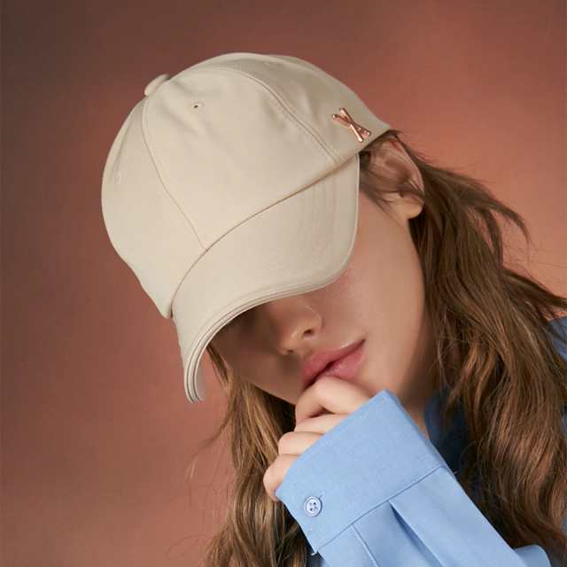 バザール キャップ VARZAR Rose gold stud over fit ball cap ロゴ