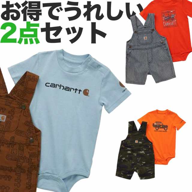 カーハート ベビー服 2点セット Carhartt Short-Sleeve Bodysuit and