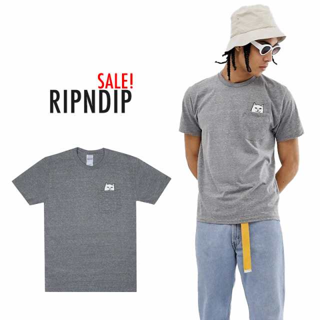 リップンディップ Tシャツ RIPNDIP ポケT 半袖 Lord Nermal Pocket Tee ...