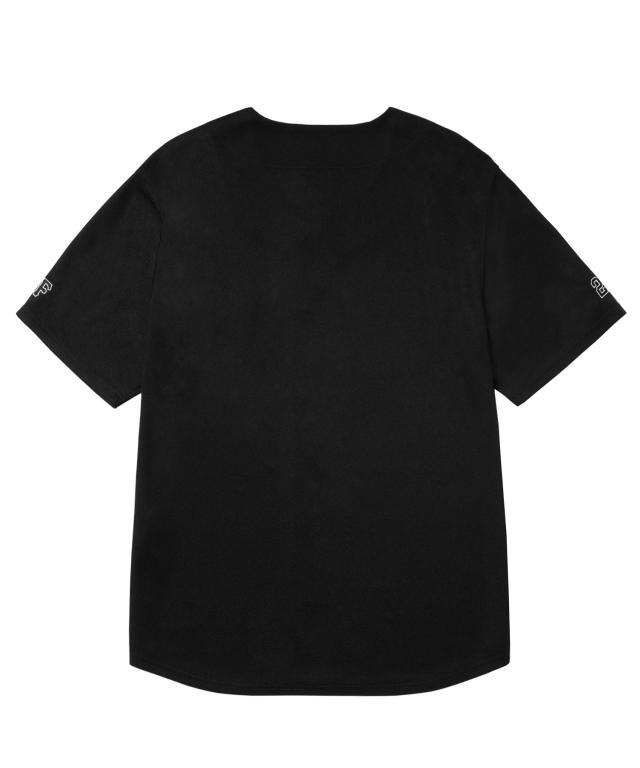 ハフ ゲームシャツ HUF H-STAR BASEBALL SHIRT Tシャツ 半袖 ブラック