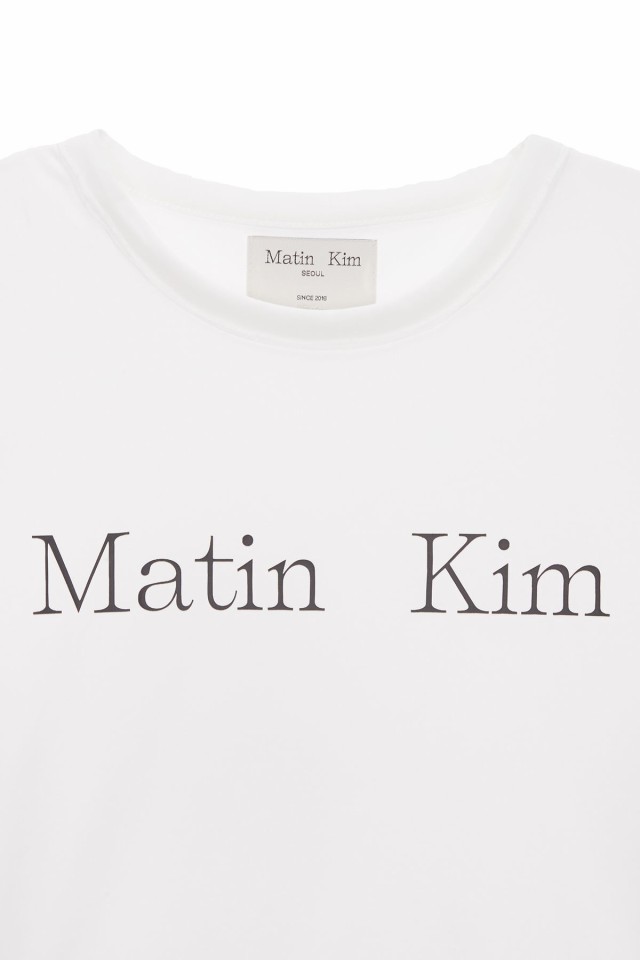 正規品 Matin Kim Tシャツ マーティンキム LOGO CROP TOP ロゴ 半袖